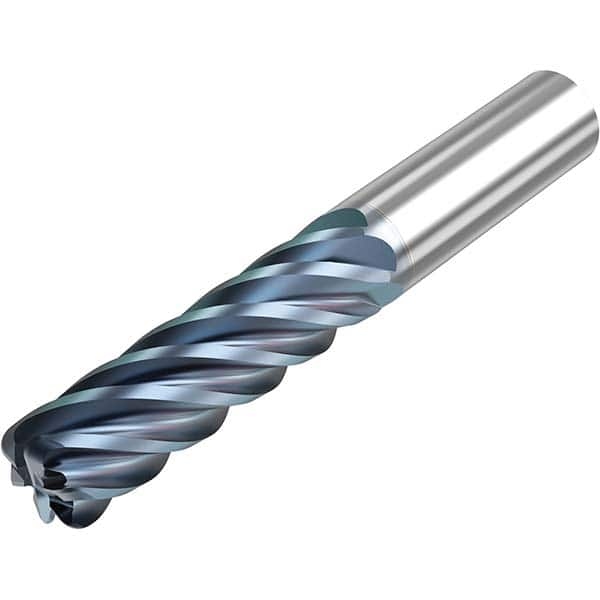 Niagara Cutter - 3/4" Diam 6 Flute Solid Carbide 0.12" Corner Radius End Mill - Americas Industrial Supply