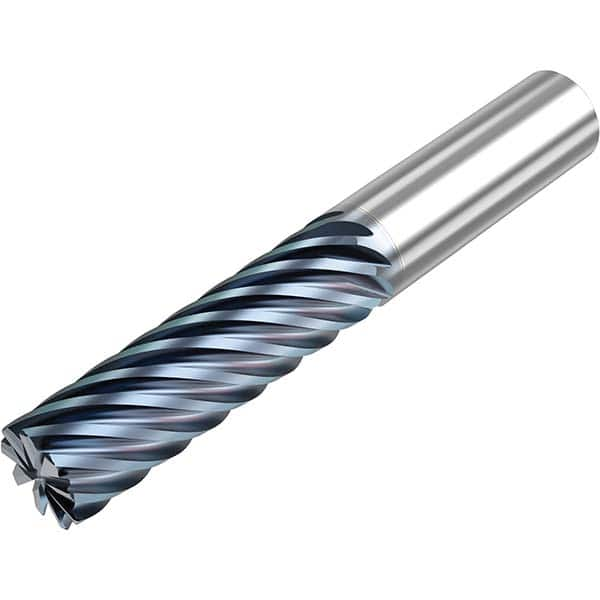 Niagara Cutter - 3/4" Diam 9 Flute Solid Carbide 0.03" Corner Radius End Mill - Americas Industrial Supply