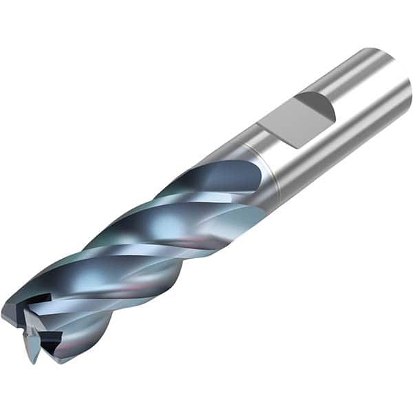Niagara Cutter - 5/8" Diam 4 Flute Solid Carbide 0.03" Corner Radius End Mill - Americas Industrial Supply