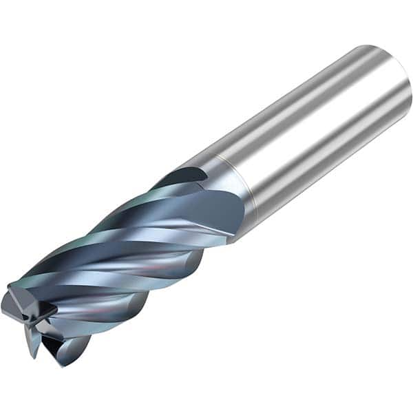 Niagara Cutter - 5/8" Diam 5 Flute Solid Carbide 0.03" Corner Radius End Mill - Americas Industrial Supply