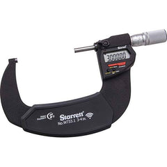 Starrett - Electronic Outside Micrometers Minimum Measurement (Decimal Inch): 3 Minimum Measurement (mm): 75.00 - Americas Industrial Supply