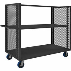 Durham - 2,000 Lb Capacity 2-Shelf 2-Sided Mesh Truck - Americas Industrial Supply
