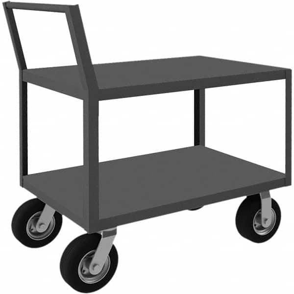 Durham - 1,200 Lb Capacity 2-Shelf Low Deck Service Truck - Americas Industrial Supply