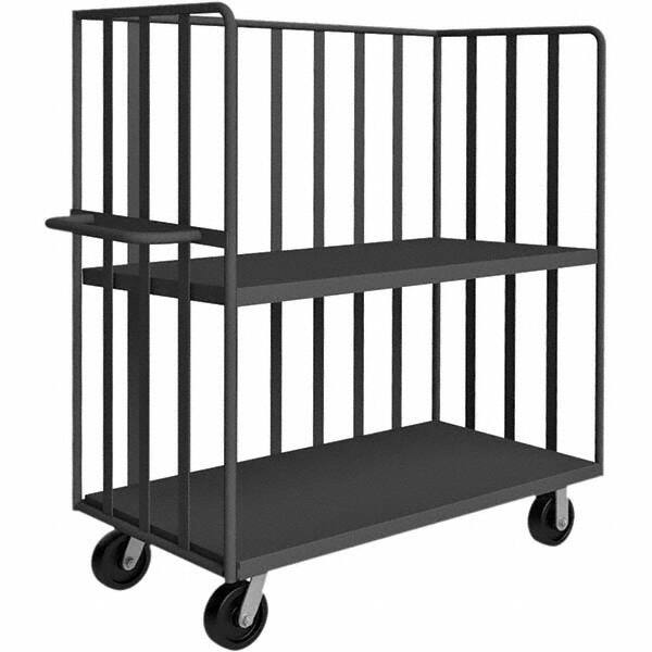 Durham - 3,000 Lb Capacity 2-Shelf Open Portable Truck - Americas Industrial Supply