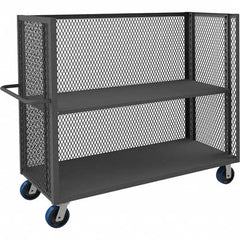 Durham - 3,600 Lb Capacity 1-Shelf 3-Sided Mesh Truck - Americas Industrial Supply