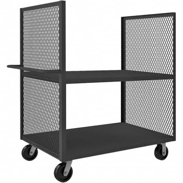 Durham - 2,000 Lb Capacity 2-Shelf 2-Sided Mesh Truck - Americas Industrial Supply