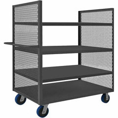 Durham - 2,000 Lb Capacity 4-Shelf 2-Sided Mesh Truck - Americas Industrial Supply