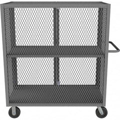 Durham - 2,000 Lb Capacity 1-Shelf Security Mesh Truck - Americas Industrial Supply