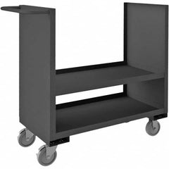 Durham - 1,200 Lb Capacity 2-Shelf 2-Sided Solid Truck - Americas Industrial Supply