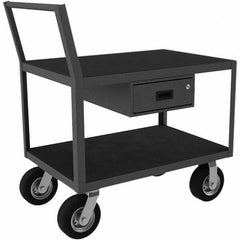 Durham - 1,200 Lb Capacity 2-Shelf Low Deck Service Truck - Americas Industrial Supply