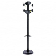 Alba - Coat Racks, Hooks & Shelving Type: Floor Rack Number of Hooks: 8 - Americas Industrial Supply