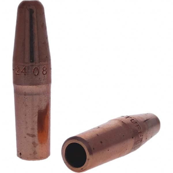 Tuffaloy - Spot Welder Tips For Use With: 4RW Electrode Holder Type: Straight Tip A Nose (Pointed) - Americas Industrial Supply