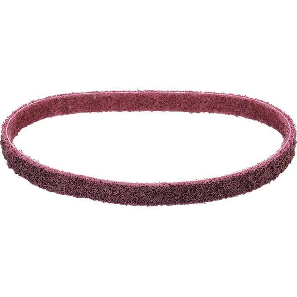 Dynabrade - 1/2" Wide x 24" OAL, Aluminum Oxide Abrasive Belt - Aluminum Oxide, Medium, Nonwoven, Cloth Backing, Wet/Dry - Americas Industrial Supply