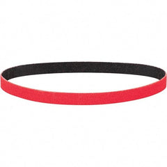 Dynabrade - 1" Wide x 18" OAL, 80 Grit, Ceramic Abrasive Belt - Ceramic, Coated, X Weighted Cloth Backing, Wet/Dry - Americas Industrial Supply