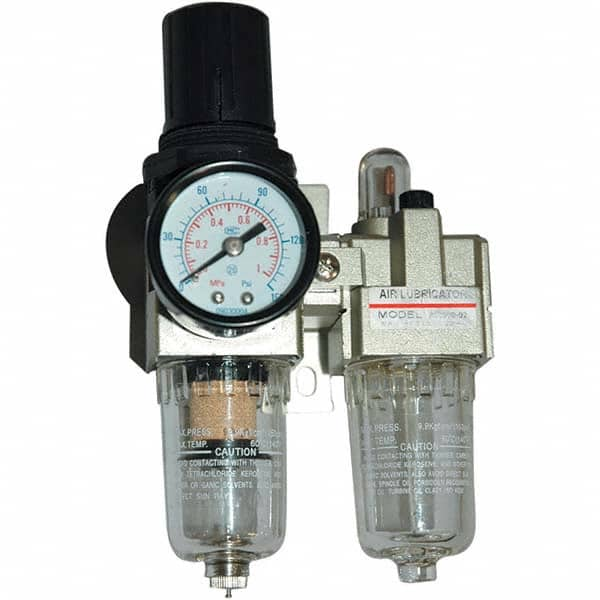 JohnDow - Filter, Regulator & Lubricator (FRL) Units Configuration: 2 Pc. Filter/Regulator-Lubricator Body Type: Standard - Americas Industrial Supply