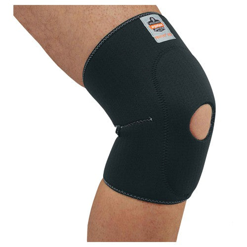 615 M Black Knee Sleeve W/ Open Patella/Anterior Pad - Americas Industrial Supply