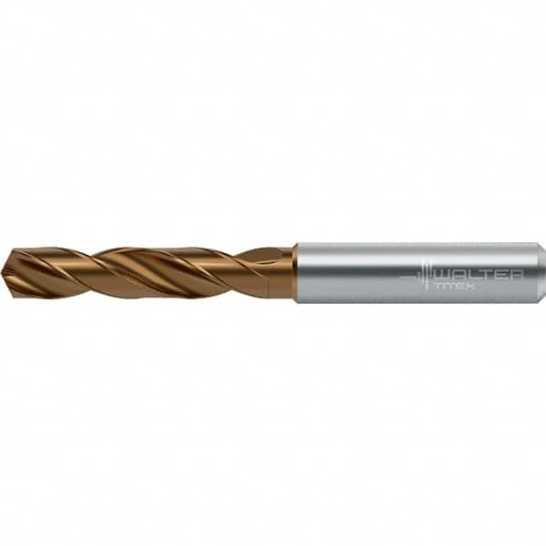 Walter-Titex - 10.8mm 140° Spiral Flute Solid Carbide Screw Machine Drill Bit - Americas Industrial Supply