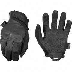 Mechanix Wear - Size L Work Gloves - For Work & Driver, Uncoated, Adjustable Closure Cuff, Full Fingered, Black, Paired - Americas Industrial Supply