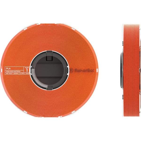 MakerBot - PLA-ABS Composite Spool - Orange, Use with MakerBot Method Performance 3D Printer - Americas Industrial Supply