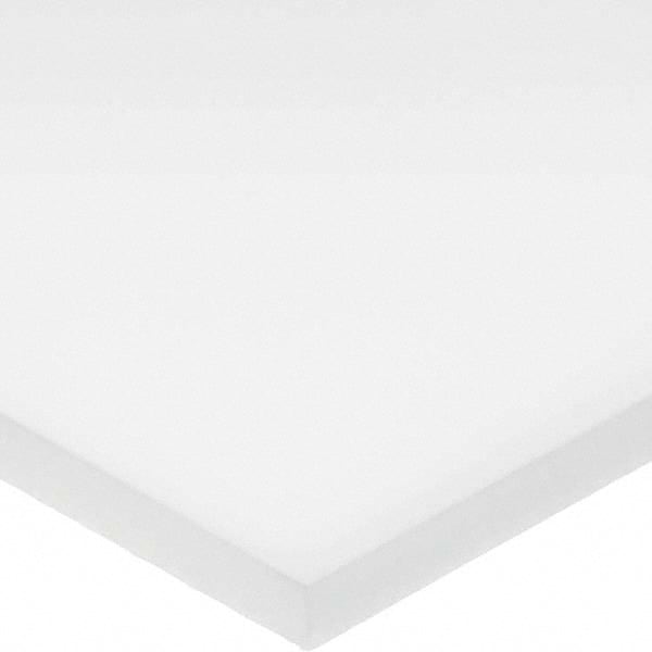 USA Sealing - 1' x 3/4" x 1/4" Opaque White HDPE Rectangular Bar - Americas Industrial Supply