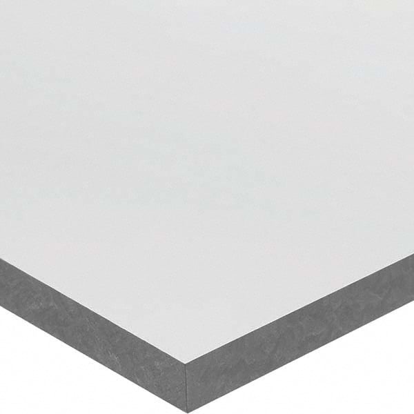 USA Sealing - 4' x 2" x 3/4" Dark Gray PVC Rectangular Bar - Americas Industrial Supply