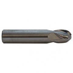 4mm TuffCut GP Stub Length 4 Fl Ball Nose TiN Coated Center Cutting End Mill - Americas Industrial Supply