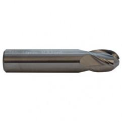 3/8 TuffCut GP Stub Length 4 Fl Ball Nose TiCN Coated Center Cutting End Mill - Americas Industrial Supply