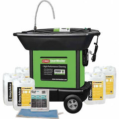 CRC - 25 Gal Free Standing Water-Based Mobile Parts Washer Kit - Americas Industrial Supply