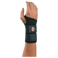 675 XL Black Double Strap Wrist Support Ambidextrous - Americas Industrial Supply