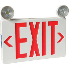 PRO-SOURCE - Combination Exit Signs Mounting Type: Universal Mount Number of Faces: 1; 2 - Americas Industrial Supply