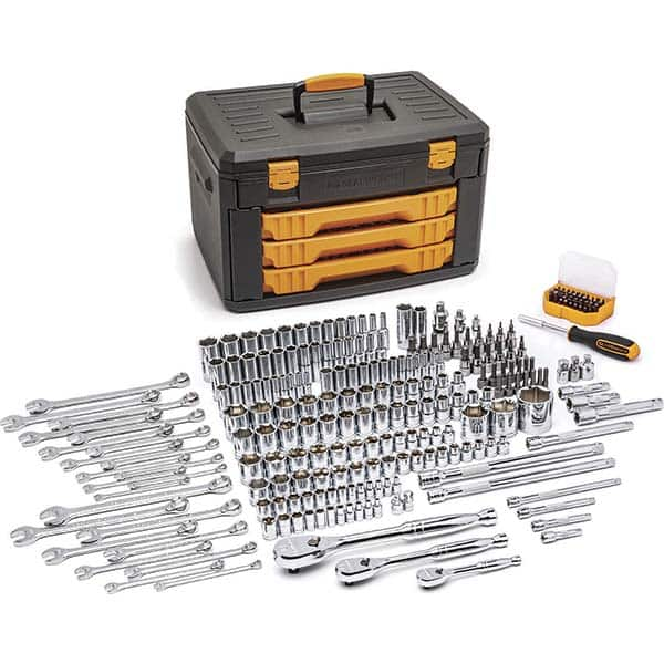 GEARWRENCH - Combination Hand Tool Sets Tool Type: Master Mechanics Tool Set Number of Pieces: 243 - Americas Industrial Supply