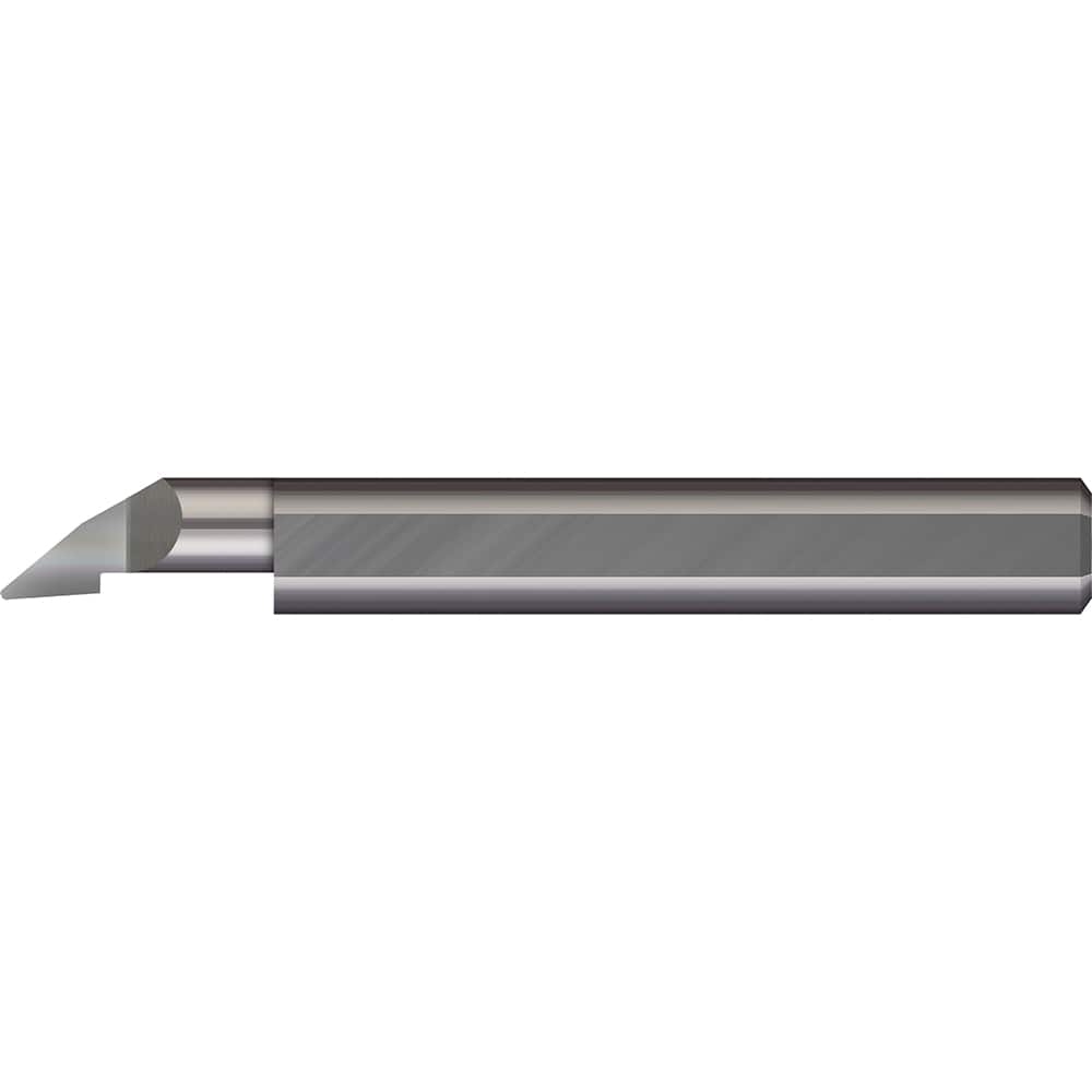 Profiling Tools; Minimum Bore Diameter (Decimal Inch): 0.2160; Maximum Bore Depth (Decimal Inch): 0.4000; Radius: 0.0080; Overall Length (Decimal Inch): 2-1/2; Shank Diameter (Inch): 1/4; Projection: Projection; Finish/Coating: Uncoated; Projection (Decim