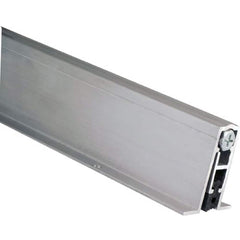 Pemko - Sweeps & Seals; Type: Non-Handed Full Mortise Automatic Door Bottom ; Width (Inch): 9/16 ; Finish/Coating: Mill Finish Aluminum ; Material: 6063-T6 Aluminum Alloy and Temper Retainer ; Back Strip Brush Width (Inch): 6 ; Bristle Length (Inch): 12. - Exact Industrial Supply