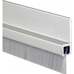 Pemko - Sweeps & Seals; Type: Standard Perimeter Gasketing Brush Meeting Stile Split Astragal ; Width (Inch): 1-1/8 ; Finish/Coating: Clear Anodized Aluminum ; Material: 6063-T6 Extruded Tempered Aluminum ; Back Strip Brush Width (Inch): 1 ; Bristle Leng - Exact Industrial Supply