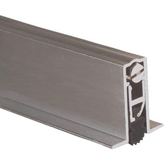 Pemko - Sweeps & Seals; Type: Non-Handed Full Mortise Automatic Door Bottom ; Width (Inch): 9/16 ; Finish/Coating: Mill Finish Aluminum ; Material: 6063-T6 Aluminum Alloy and Temper Retainer ; Back Strip Brush Width (Inch): 2 ; Bristle Length (Inch): 1.0 - Exact Industrial Supply