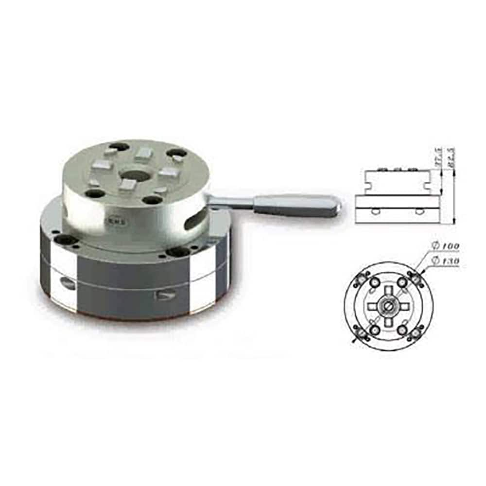 Rapid Holding Systems - RHS-MACRO Bottom Mount Manual CNC Quick-Change Clamping Module - Exact Industrial Supply