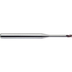 M.A. Ford - Square End Mills; Mill Diameter (Inch): 1/32 ; Mill Diameter (Decimal Inch): 0.0312 ; Number of Flutes: 3 ; Length of Cut (Inch): 0.470 ; Length of Cut (Decimal Inch): 0.0470 ; Material: Solid Carbide - Exact Industrial Supply