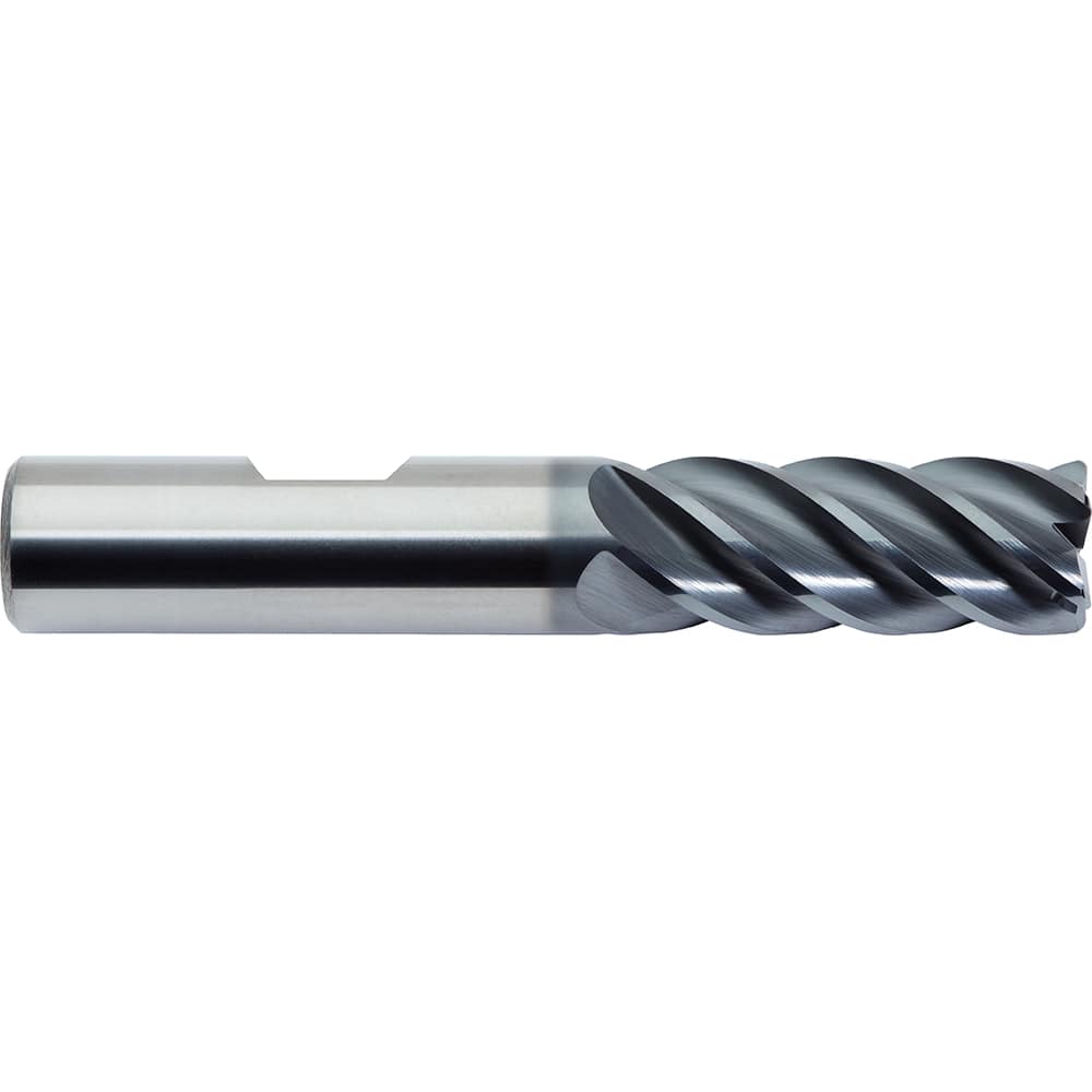 M.A. Ford - Corner Radius & Corner Chamfer End Mills; Mill Diameter (Inch): 3/8 ; Mill Diameter (Decimal Inch): 0.3750 ; End Type: Corner Radius ; Corner Radius (Inch): 0.156 ; Corner Radius (Decimal Inch): 0.1560 ; Number of Flutes: 5 - Exact Industrial Supply