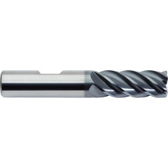 M.A. Ford - Corner Radius & Corner Chamfer End Mills; Mill Diameter (Inch): 1/2 ; Mill Diameter (Decimal Inch): 0.5000 ; End Type: Corner Radius ; Corner Radius (Inch): 0.01 ; Corner Radius (Decimal Inch): 0.01 ; Number of Flutes: 5 - Exact Industrial Supply
