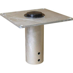 THERN - Davit Crane Bases Base Type: Flush Mount Base Finish/Coating: Galvanized - Americas Industrial Supply