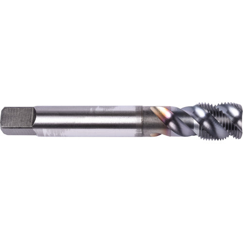 M8 1.25 MM 3 Flute Union Butterfield HSS-PM TiCN Applix M Machine Tap Spiral Flute 50 DIN/ANSI E-code # 1679M8X1.25 - Exact Industrial Supply