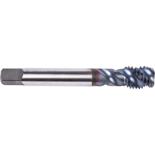 ‎7/16″- 14 3 Flute Union Butterfield HSS-PM TiCN Applix UNC Machine Tap Spiral Flute 50 DIN/ANSI E-code # 16787/16X14 - Exact Industrial Supply