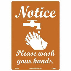 NMC - Safety & Facility Labels Message Type: Restroom, Janitorial & Housekeeping Header: NOTICE - Americas Industrial Supply