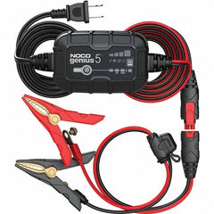 Noco - Automotive Battery Chargers & Jump Starters; Type: Automatic Charger/Maintainer ; Amperage Rating: 5.0 ; Starter Amperage: 0.5 ; Voltage: 100-240 VAC ; Battery Size Group: 6 and 12 Volt - Exact Industrial Supply