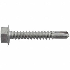 DeWALT Anchors & Fasteners - 1/4, Hex Washer Head, Hex Drive, 3" Length Under Head, #3 Point, Self Drilling Screw - Americas Industrial Supply