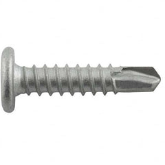DeWALT Anchors & Fasteners - #12-14, Pancake Head, Phillips Drive, 1" Length Under Head, #3 Point, Self Drilling Screw - Americas Industrial Supply