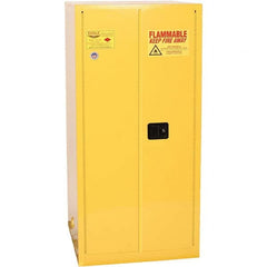 Eagle - Safety Cabinets Hazardous Chemical Type: Flammable and Combustible Liquids Color: Yellow - Americas Industrial Supply