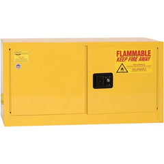 Eagle - Safety Cabinets Hazardous Chemical Type: Flammable and Combustible Liquids Color: Yellow - Americas Industrial Supply