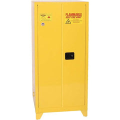 Eagle - Safety Cabinets Hazardous Chemical Type: Flammable and Combustible Liquids Color: Yellow - Americas Industrial Supply