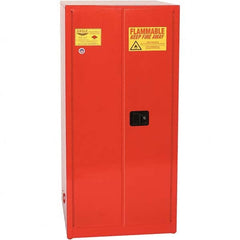 Eagle - Safety Cabinets Hazardous Chemical Type: Flammable and Combustible Liquids Color: Red - Americas Industrial Supply
